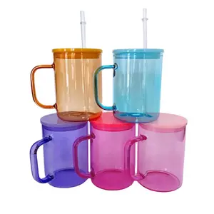 17 Oz Jelly Mug Bundle/ with straws