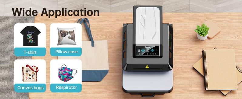 Benazcap Auto Heat Press Machine Professional Sublimation Machine 15" X 15" Rapid Heating & Even Heat Distribution, Perfect for Shirt Printing,Cap,Multifunction