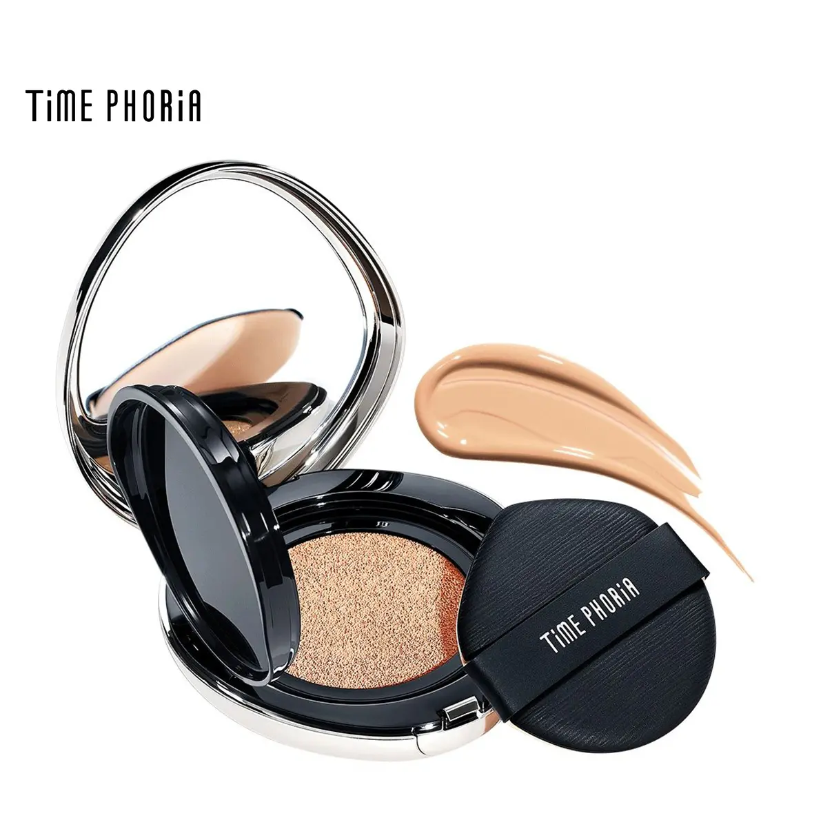 [TIMEPHORIA] Timeless Lumina Matte Perfection Cushion - 11g Firming, Lightweight Flawless Base Foundation & Concealer with Pigment-Rich, Long-Lasting Polished Finish Compact Cosmetic