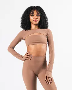 Aura Shrug LS - Oak