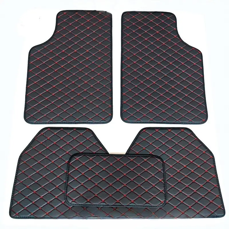 5-Piece Automotive Floor Mats, Car Interior Accessory Set with Non-Slip Base, Easy-to-Clean Spill Guard Protector Floor Mats for All-Weather Car Use, Interior Accessories For Car, Car Foot Mats