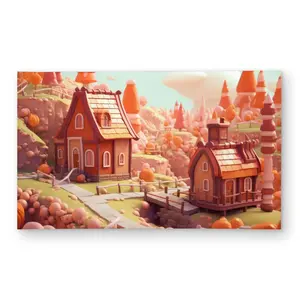 Conscious Sales C1ROAR355C029T 3 x 5 ft. Toy Town Pink Outdoor Rectangle Area Rug - Stylish Home Decor Accent