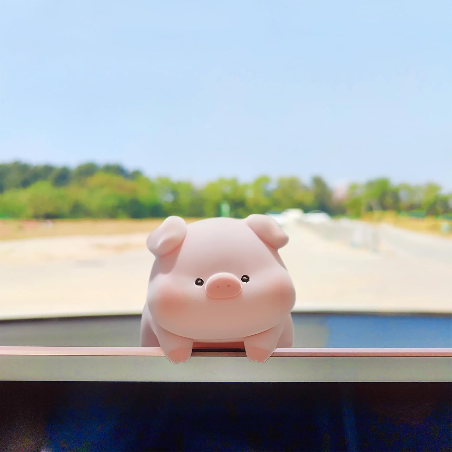 MUNBYN Cute Piggy Lying Figurine Desk Ornament, Mini Pig Desktop Decoration for Office & Computer Desk, Adorable Pig Desk Accessories for Home and Workspace MUNBYN Cute Piggy Lying Figurine Desk Ornament, Mini Pig Desktop Decoration for Office & Computer Desk, Adorable Pig Desk Accessories for Home and Workspace
