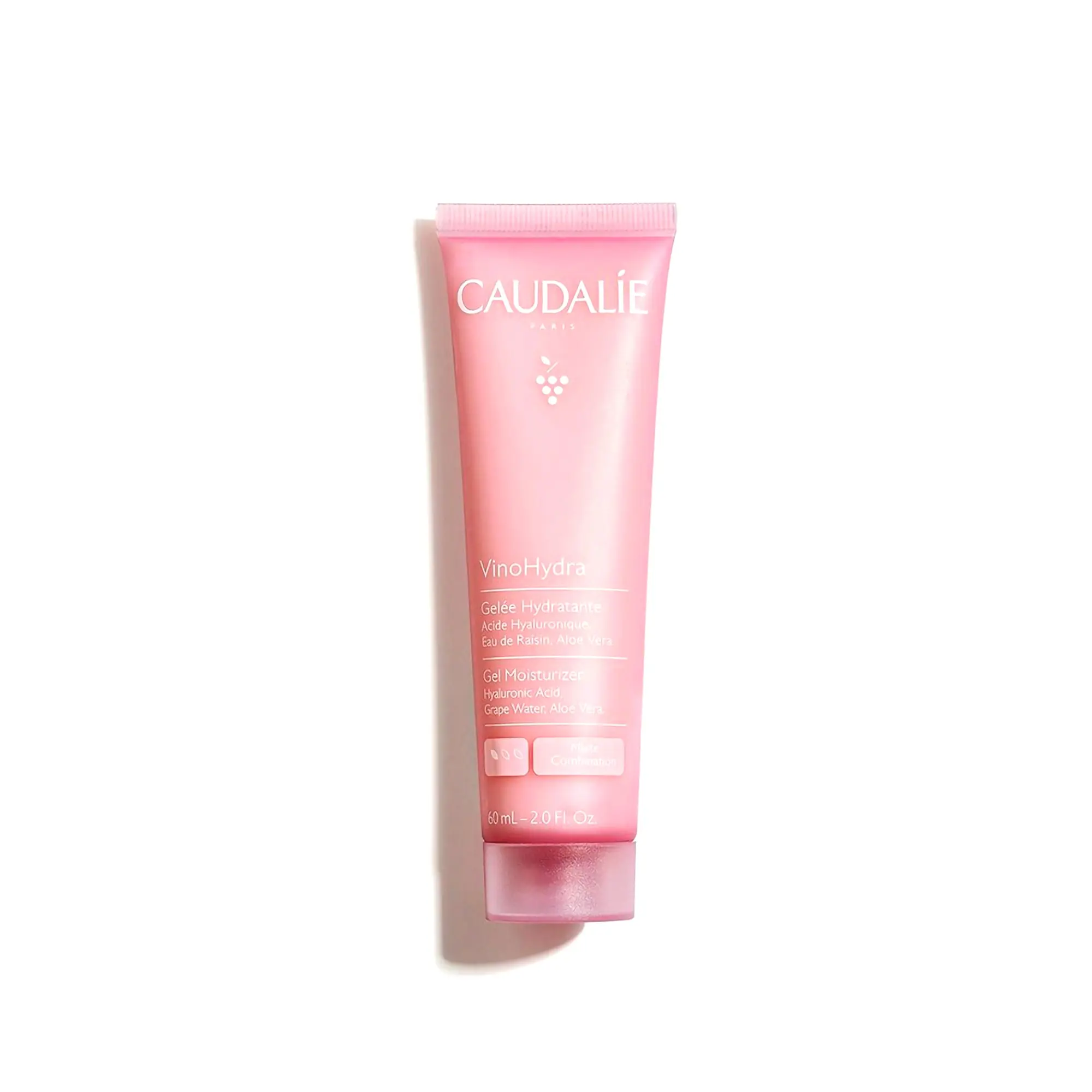 Caudalie VinoHydra Gel Moisturizer, Dewy & Lightweight Daily Skincare with Hyaluronic Acid for Sensitive Skin, Smooth, Radiant, Hydrate, Moisture