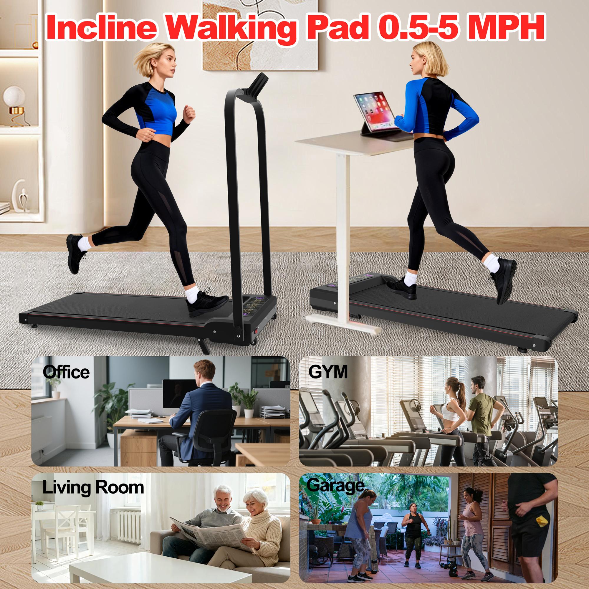 【SAVEYOUR】Folding Treadmill 2 in 1 Walking Pad,Under Desk Treadmill, Foldable Portable Treadmill with Handle Remote Control LED Display, Walking Jogging Machine for Home Office Use 【SAVEYOUR】Folding Treadmill 2 in 1 Walking Pad,Under Desk Treadmill, Foldable Portable Treadmill with Handle Remote Control LED Display, Walking Jogging Machine for Home Office Use