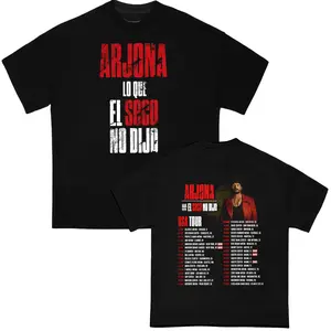 Ricardo Arjona Lo Que El Secco No Dijo USA Tour 2026 Shirt – Latin Pop Concert Dates Graphic Shirt for Men and Women, Vintage Spanish Music Fan Shirt, Tour Merch Gift
