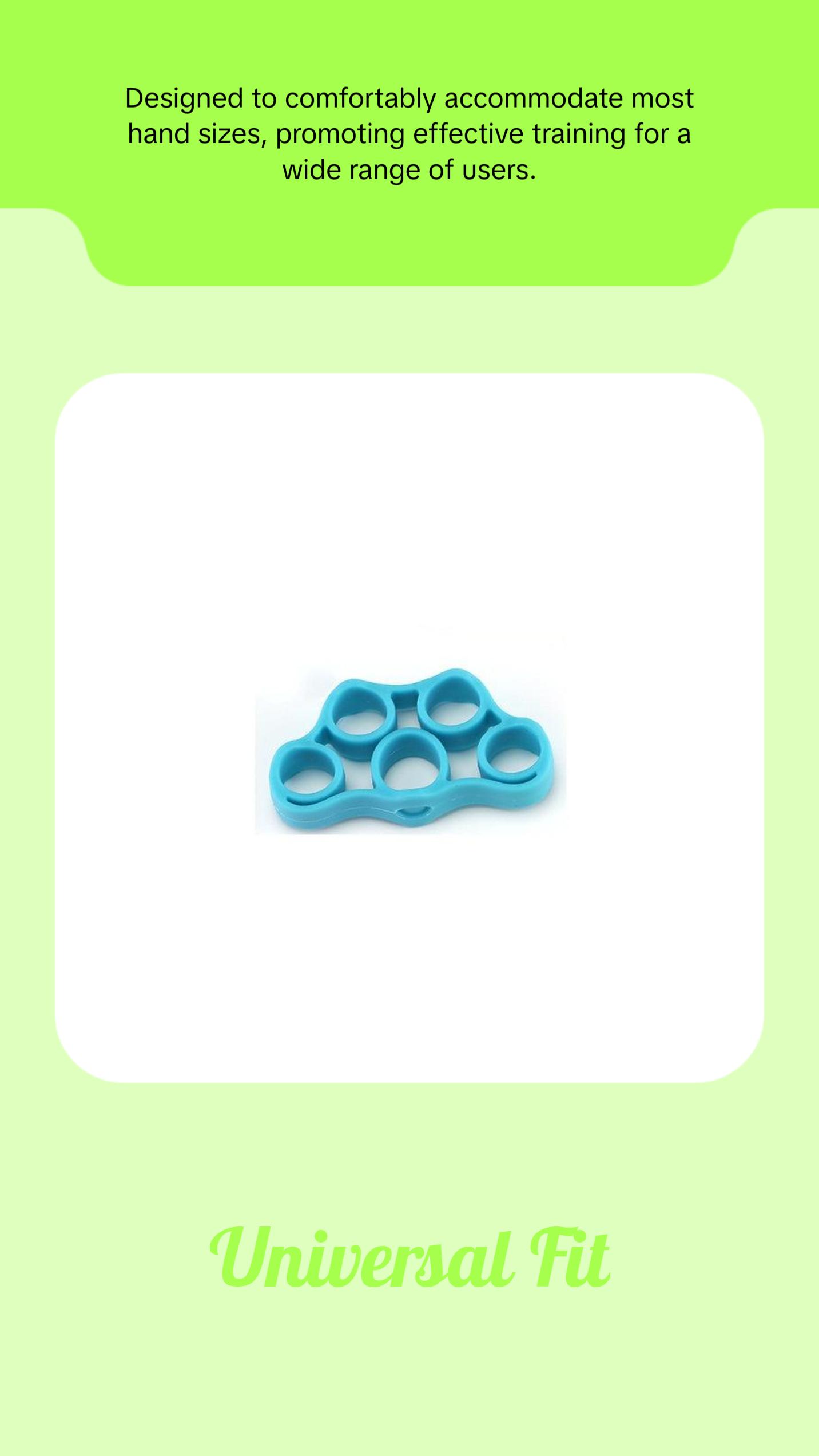 Silicone Resistance Extensor Trainer for Hand and Forearm Strength