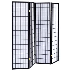 Roberto 4-Panel Room Divider Folding Shoji Screen