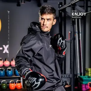 2025 Unisex Sauna Suit Sportswear Jacket And Pants Set Fitness Workout Clothes Ideal for Gym Training Sweat Sessions Exercise Routines Daily Fitness Activities