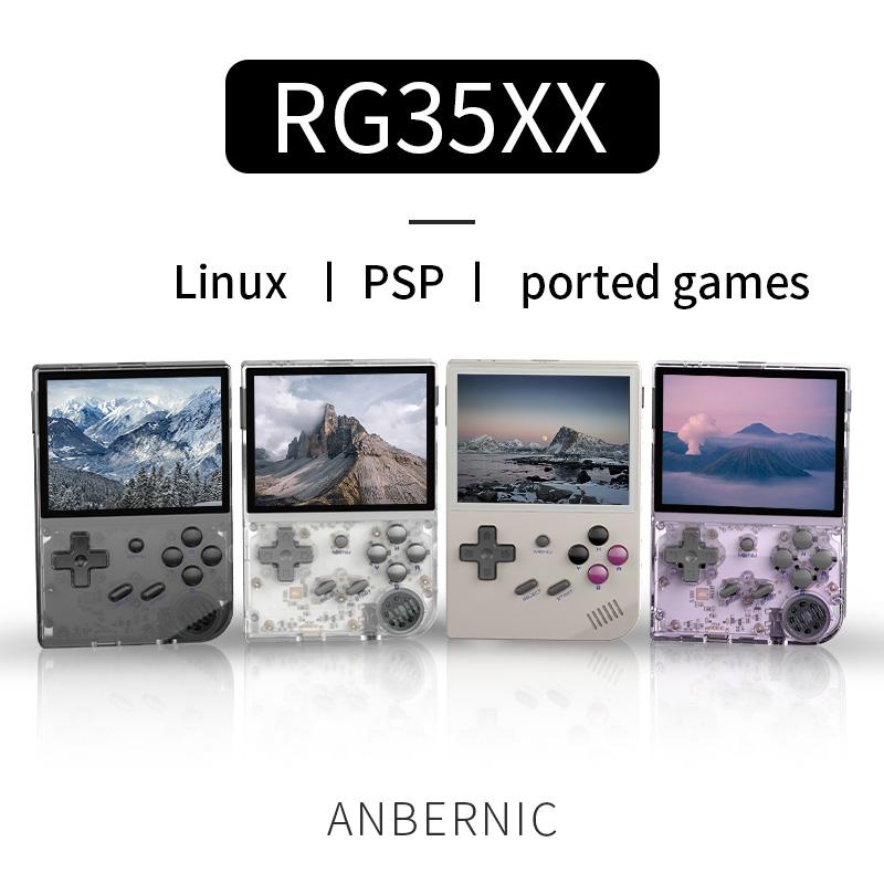 ANBERNIC 2024 RG35XX Handheld Game Console 3.5' IPS 640*480 Screen Retro Games Consoles Classic Emulator Hand-held Gaming Console Preinstalled Linux System Video Games Christmas Gifts ANBERNIC 2024 RG35XX Handheld Game Console 3.5' IPS 640*480 Screen Retro Games Consoles Classic Emulator Hand-held Gaming Console Preinstalled Linux System Video Games Christmas Gifts
