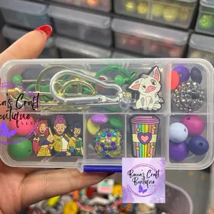 Bead DIY keychain kit