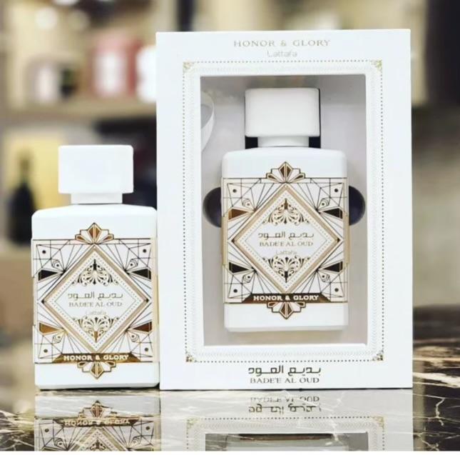 Lattafa Perfumes | Badee Al Oud Honor & Glory | 3.4 OZ | Unisex Perfume | Pineapple - Black Pepper & Sandalwood Notes