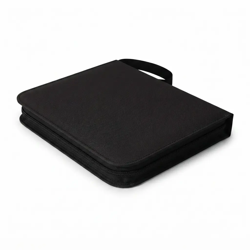4 Pocket Toploader Binder | 144 Pocket Portable Trading Card Holder Album for Sports Cards, Gaming Cards, TCG & Collectibles, Black