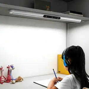 Mumpson J012 Full Spectrum Eye-Care Wall-Mounted Desk Lamp with Touch & Remote Control, Adjustable Brightness