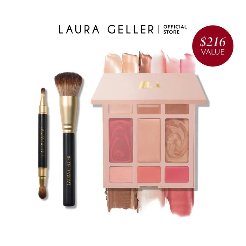 Laura Geller The Best of the Best Cream Starter Kit 3-4PC for Mature Skin Full-Face Results - Blend, Cosmetic, Bronzer