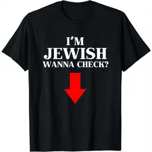 I am a Jew and want to see interesting Jewish summer casual short-sleeve cotton T-shirts, full of trendiness, a gift for him (her), stylish and comfortable, unisex, fashionable and slim-fitting