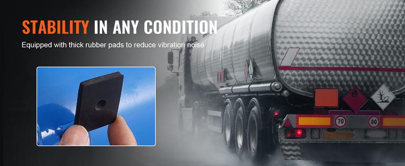 VEVOR 12V Air Compressor with Tank 1.6 Gallon/6 L,  Train Horn Air Compressor, 120 psi Working Pressure Onboard Air Compressor System for Train Air Horns, Inflating Tires, Air Mattresses