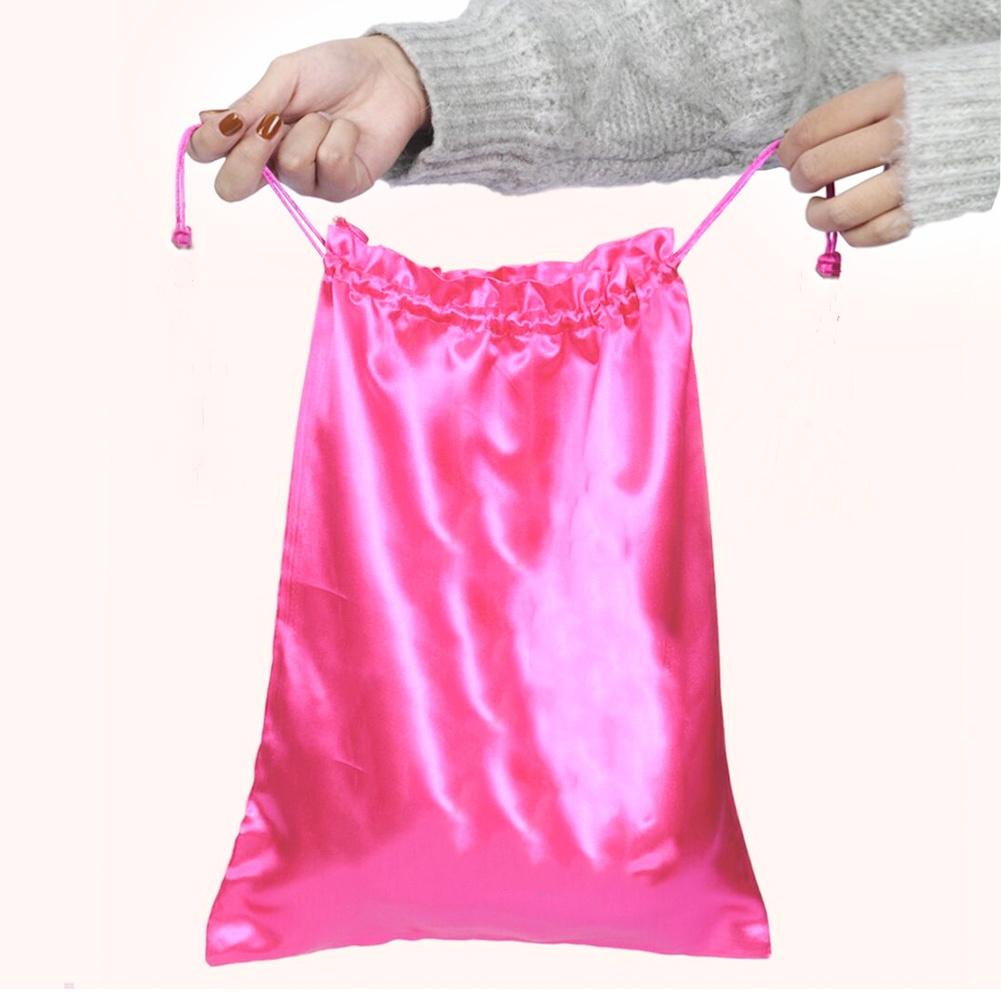West Kiss Wig Bags Satin Packaging Pouches Carrying Storage Bags For Packaging Hair Extensions, Bundles, Wigs Organiser