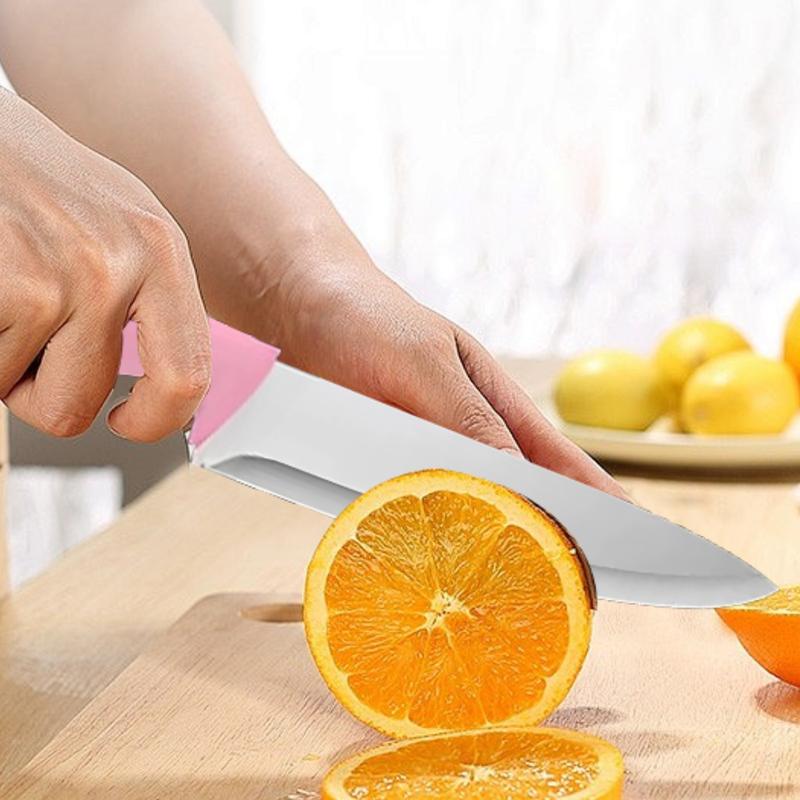 15-Piece Stainless Steel Kitchen Knife Set, Including Knives and Scissors, with Knife Block – All-in-One Cutting & Storage Solution for Modern Homes. Utensils Kitchenware Silicone