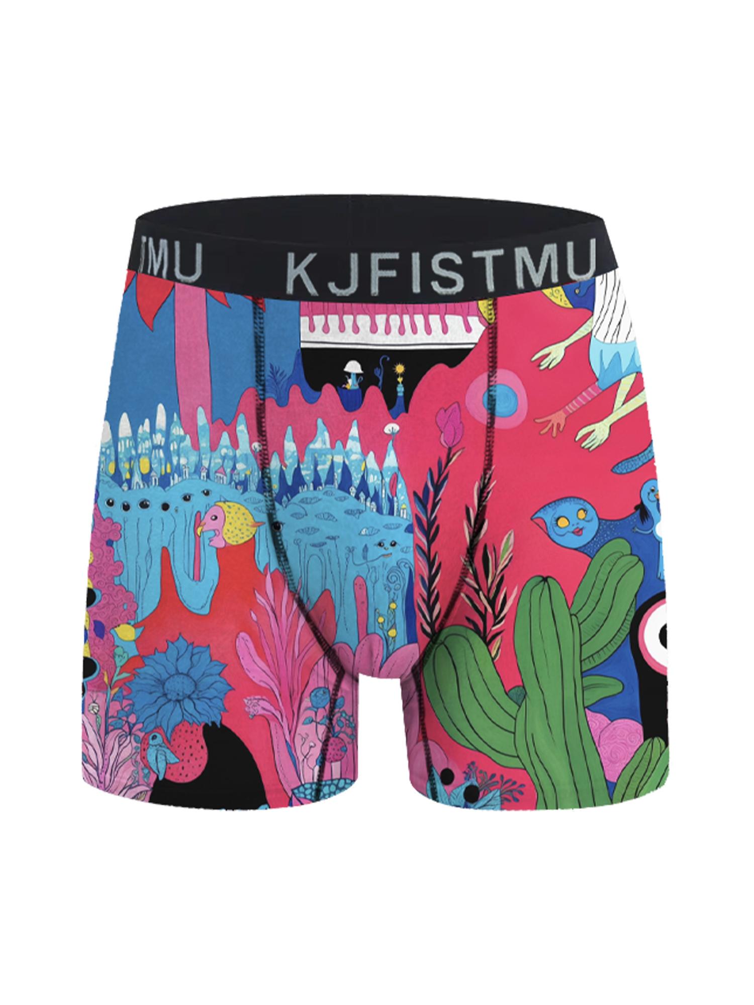 20-Pack Random KJFISTMU Mixed Set Men's Boxer Briefs Geometric, Street, Sports, Anime Soft Comfort Mid-Rise Breathable Say goodbye to pattern selection headaches.
