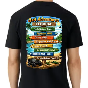 Florida Direction Offroad sign tshirt