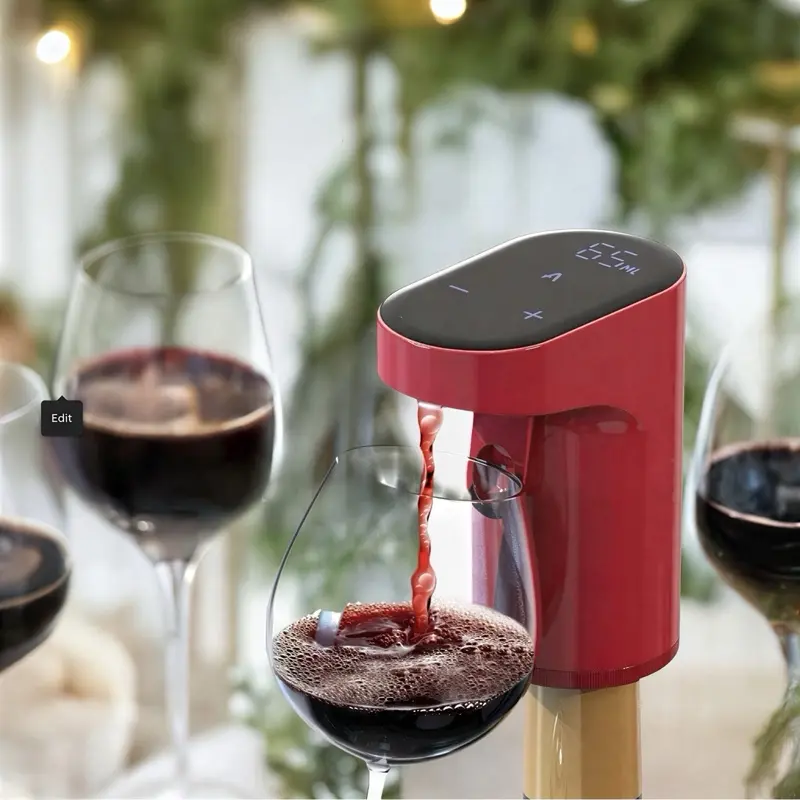 Redsack 2025 Original Electric Liquor Dispenser - Wine & Whiskey Pouring Tool with Convenience, Measurement Features, Quality Build - Ideal Gift for Special Occasions