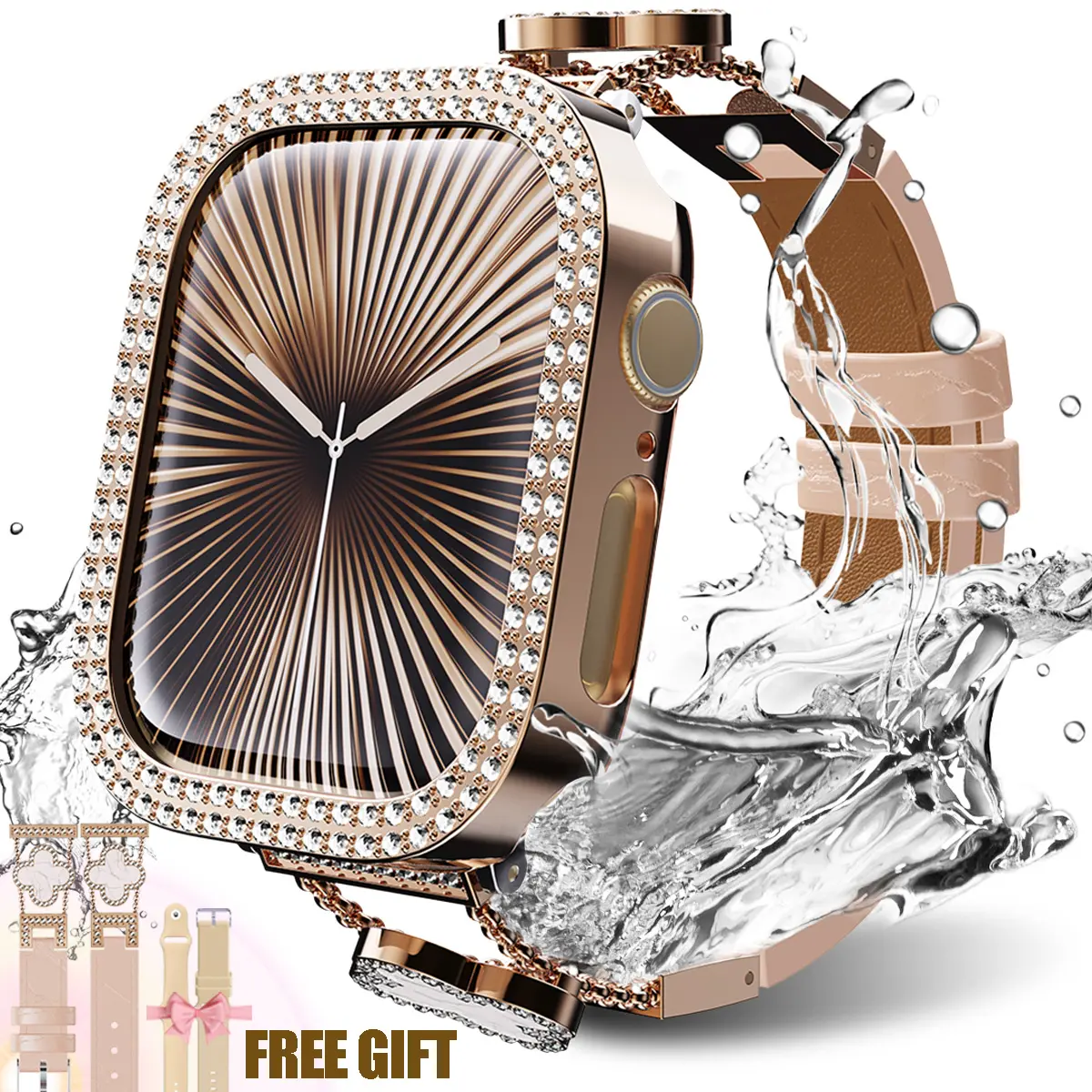 2026 New Smart Watches for Women, Digital Wristwatch with Calling Reminder and Rejection, Fitness Watch with 100+ Sports Modes, DIY Watch Dials, Message Reminder, Smart Watch for Android Phones/iPhone,Fall Gift