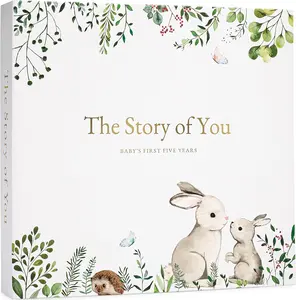 Baby Memory Book for First 5 Years – Milestone & Photo Keepsake