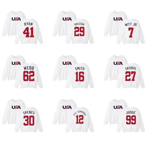 Vintage Team USA Baseball White & black Color 2026 World Baseball Sweatshirt, Team USA Baseball 2026 Gift for Fan, Crewneck Day Oversized, Women swears Top 90s Style swears