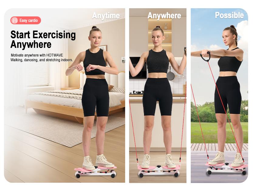 Ab Board Waist Twist Machine and  Women Core Workout Exercise Equipment Portable Waist Toner for Aerobic Exercise TikTokShopBlackFriday SpringStatements