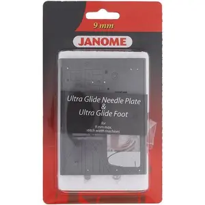 Janome Ultraglide Needle Plate and Foot Set for 9mm Machines 202201005