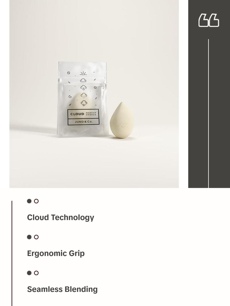 JUNOCO Cloud Makeup Sponge