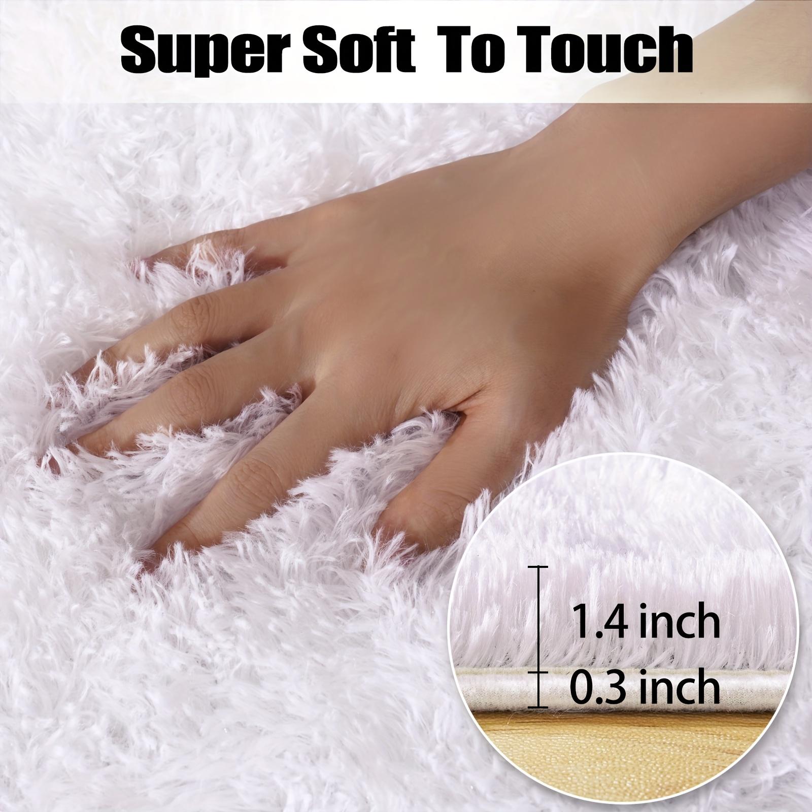 Area Rugs for Living Room Fluffy Shaggy Rug Soft Carpets Big Rugs for Bedroom Dorm Home Decor Aesthetic Halloween Christmas Decorations and Gifts Pink Ultra-Soft Comfortable Anti-Slip Reusable Backing
