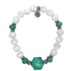 Live Exclusive White Selenite Gemstone Bracelet