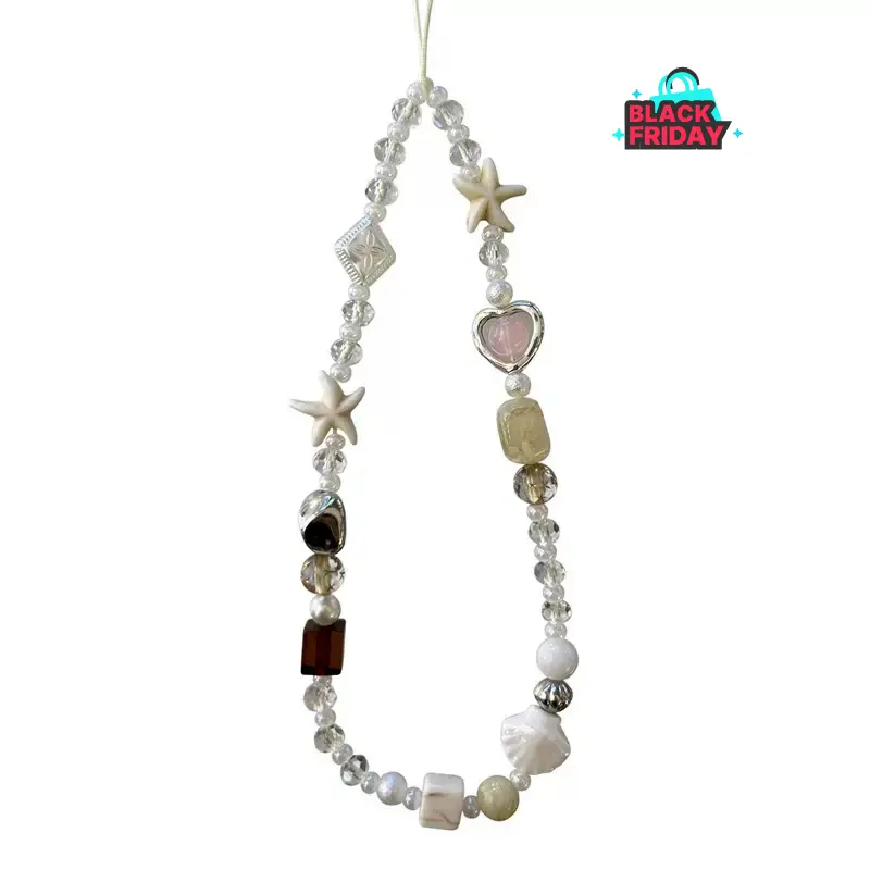 Phone Charm Beaded Wrist Strap, Beaded Camera Wrist Strap Cute Digital Camera Charm Lanyard Phone Charms Strap Beaded Camera Chain for Phone Bag Keychain, Valentine's Day Gifts,New Year Gifts