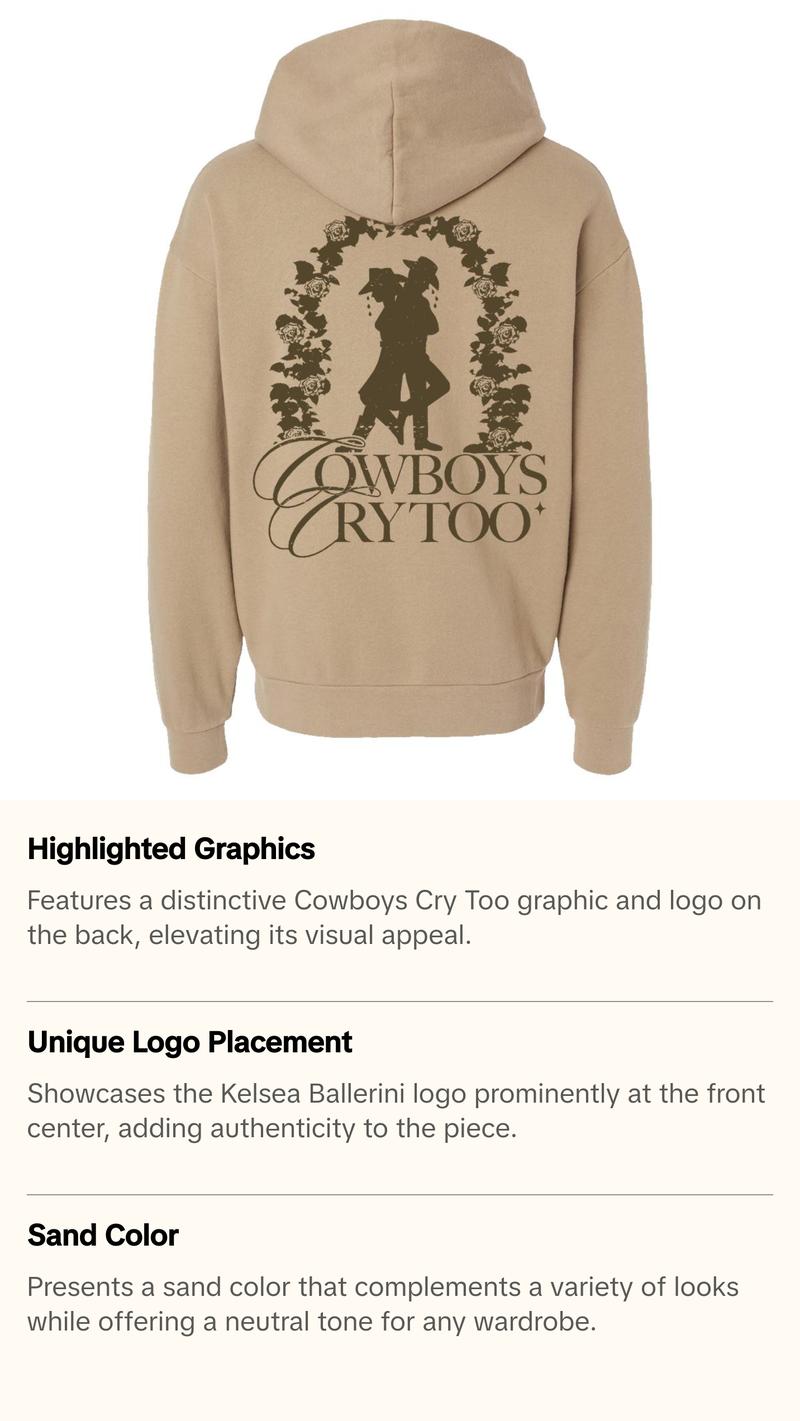COWBOYS CRY TOO HOODIE