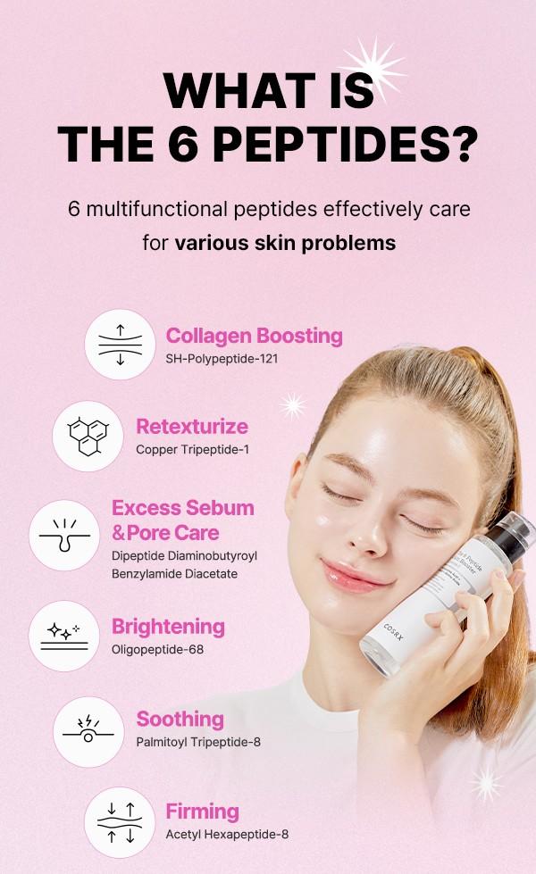 [COSRX Official] K-Clinical Skincare Set | Affordable Derm-Quality Korean Skincare Set | The Viral Korean Ingredient Peptide and Ceramide