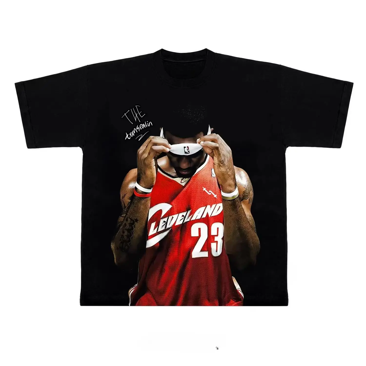 2026 New LeBron James Basketball Tee - Black Original American Streetwear Fit Comfortable Crewneck Short Sleeve