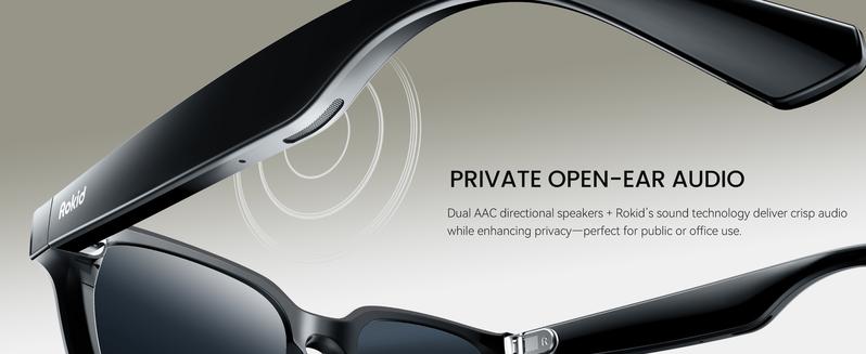 Rokid AI Glasses Style, 12 MP & 4K Camera, Photo & Video, AI Assistant Powered by ChatGPT-5, 24h Standby, 89 Language Translation, Dual Hi-Fi Speakers, Lightweight (38.5g), Supports Prescription up to ±15.00D, Perfect for Daily Wear & Virtual Assistance