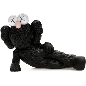 KAWS TIME OFF Vinyl Figure Black Collectible