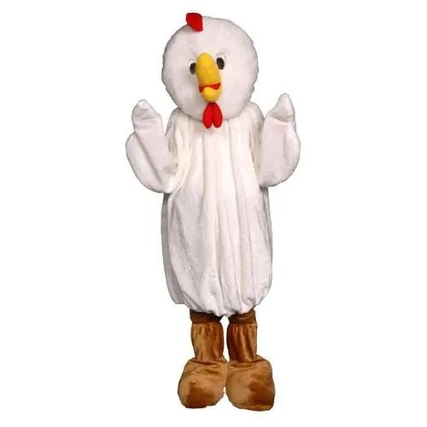 212 MAIN Adult Chicken Cheerleader Mascot Costume Full-Body Jumpsuit, 357-Style Polyester Costumes, Washable, 1 Size Fits Most for Cheerleading & Outdoor Leisure Activities, Cheerleader Mascot Costumes