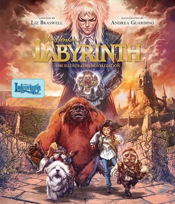 Jim Henson's Labyrinth: The Illustrated Novelization - Andrea Guardino, Hardcover Book, New Edition