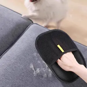 Pet Hair Removal Gloves Cat Hair Cleaner Grooming Tool Adhesive Brush for Easy Removal of Hard-to-Reach Areas