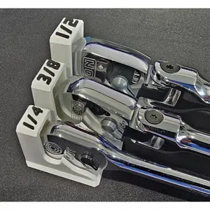 Magnetic Ratchet Holders | Teardrop Ratchet Organizer For Snap-On, Icon, Quinn, Gearwrench, Tekton & More | By S3c