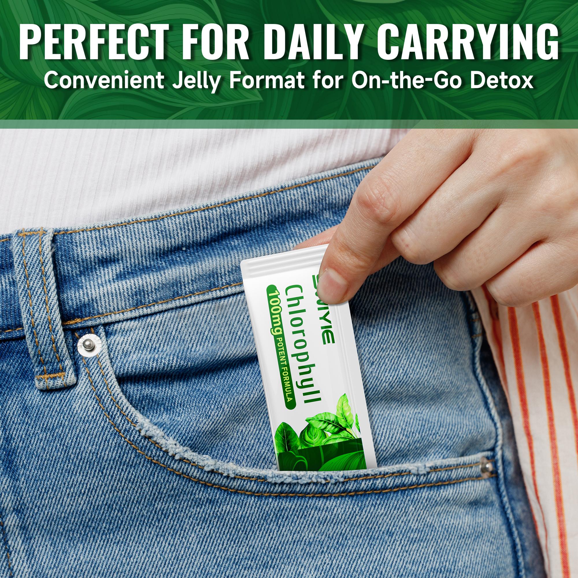Swiyie Chlorophyll Jelly – Sugar-Free Daily Detox Supplement for Body Odor, Skin Clarity & Liver Support – Plant-Based, Portable, Vegan-Friendly, 15 Pack Edible Healthcare Swiyie Chlorophyll Jelly – Sugar-Free Daily Detox Supplement for Body Odor, Skin Clarity & Liver Support – Plant-Based, Portable, Vegan-Friendly, 15 Pack Edible Healthcare