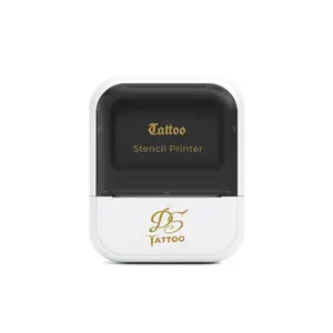 D5 Tattoo Mini Stencil Printer with 20pcs Transfer Paper,Tattoo Printer Machine for Tattoo Artists& Beginners,Compatible with Phone