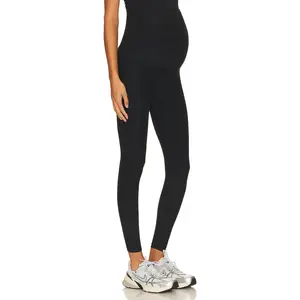 Beyond Yoga Spacedye Love The Bump Maternity Midi Legging in Darkest Night