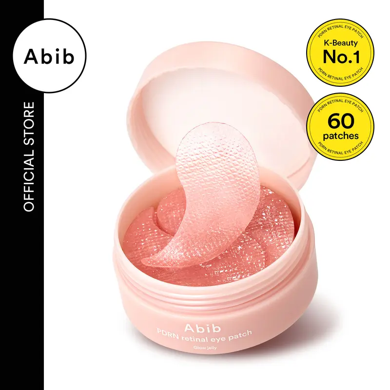[Abib official] PDRN Glow Jelly Eye Patch(60 patches) l Easy Under Eye Care for dark circles, puffiness & fine lines l Vegan PDRN & Retinal