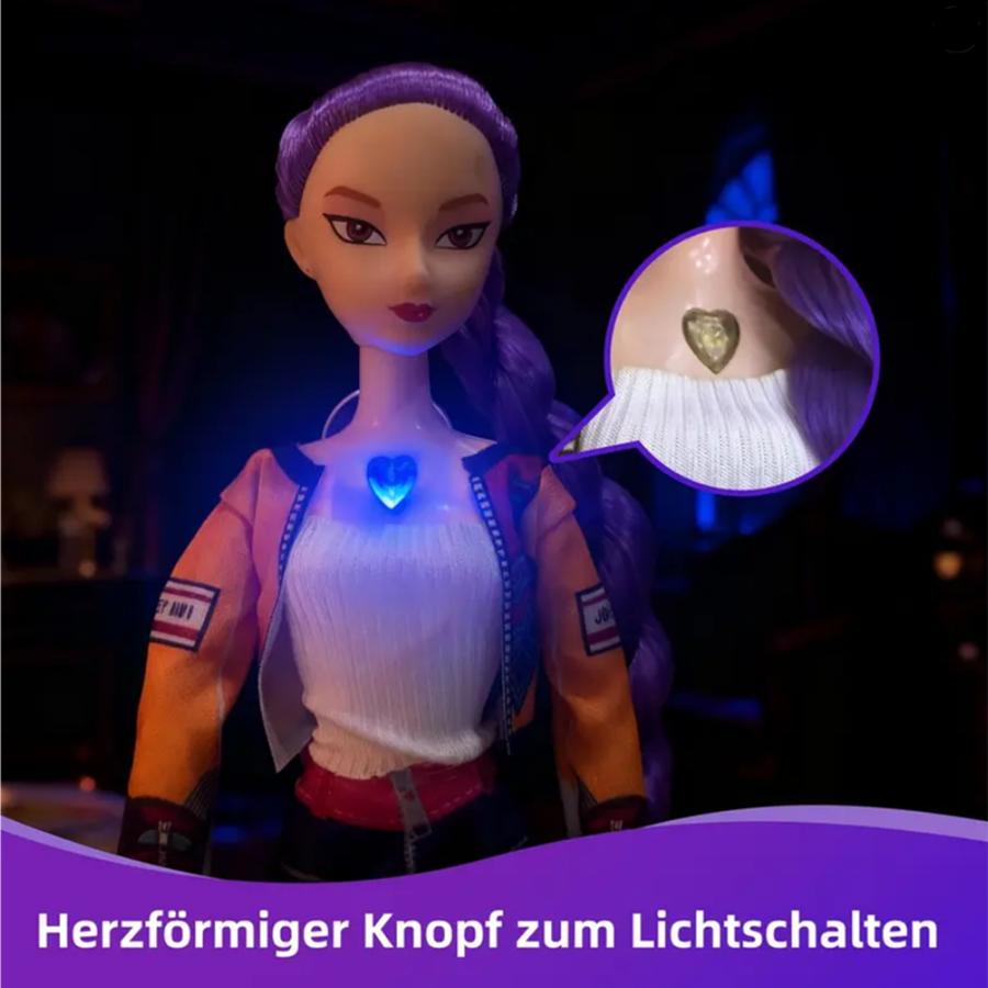 K-pop Anime Action Figure Doll Set of 3, Rumi Mira Zoey 11.5-12 Inches Joint Movable Collectible Dolls for Fans Kids Desk Display Perfect New Year & Easter Gift