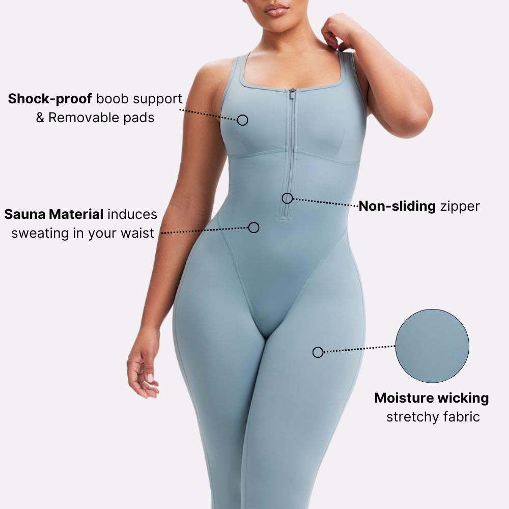 SaunaSculpt Compression Jumpsuit